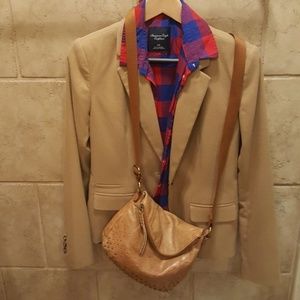 Soft red and blue American Eagle plaid shirt